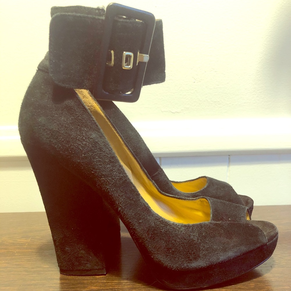 Nine West black heels 6.5